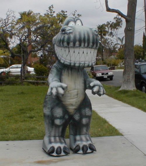 Inflatable Costumes t-rex caricature costume